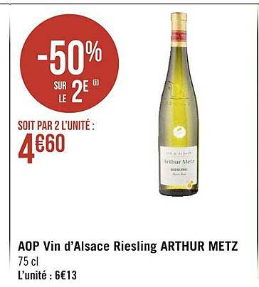 aop vin d'alsace riesling arthur mets