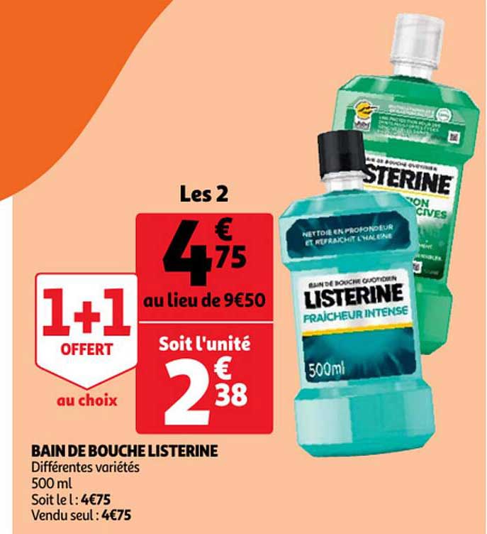 Bain De Bouche Listerine