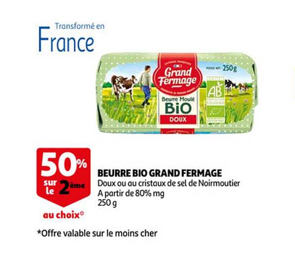 beurre bio grand fermage