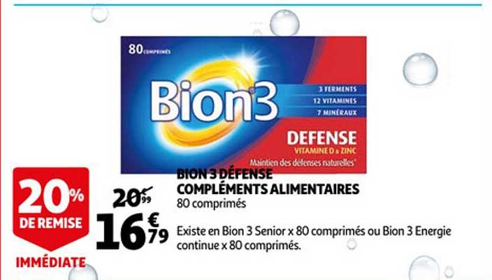 bio 3 défense compléments alimentaires