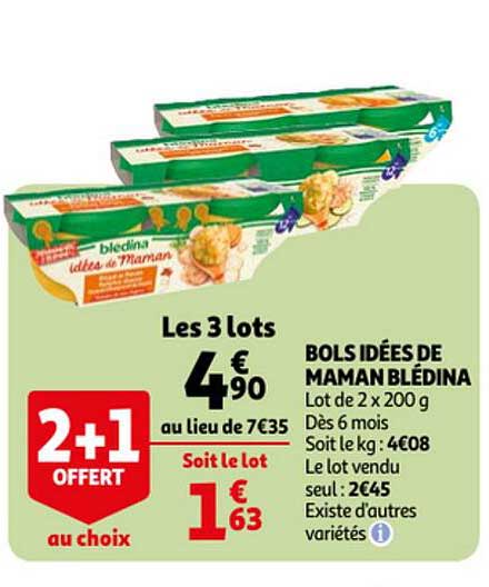 bols idées de maman blédina