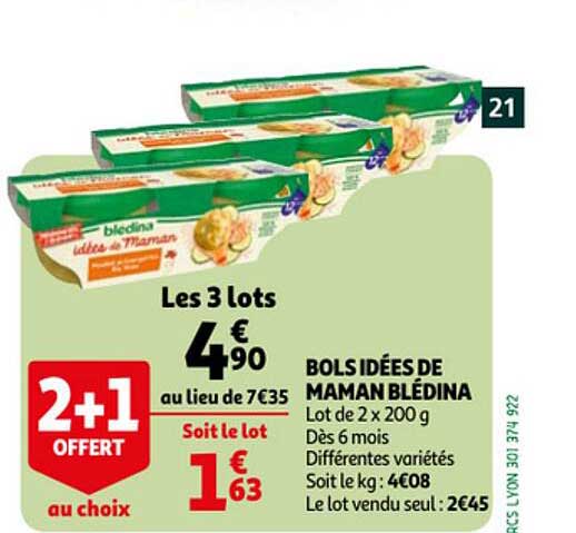 bols idées de maman blédina