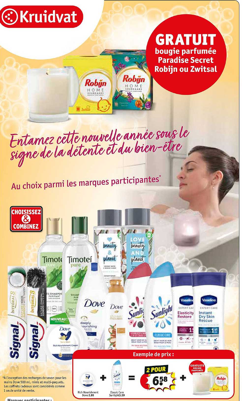 bougie parfumée paradise secret robijn ou zwitsal