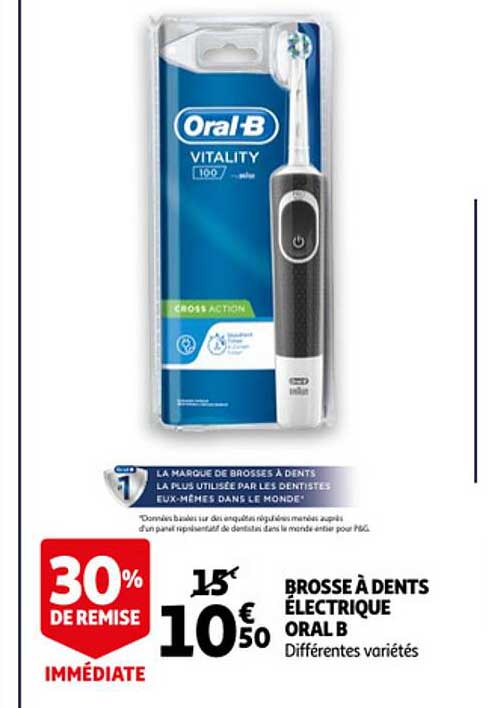 brosse à dents électrique oral b