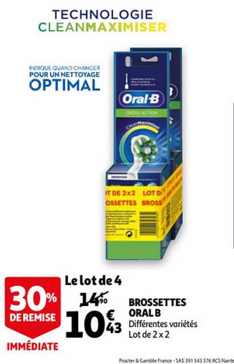 brossettes oral b