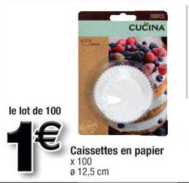 caissettes en papier