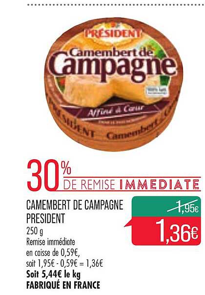 Camembert De Campagne Président