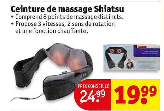 ceinture de massage shiatsu