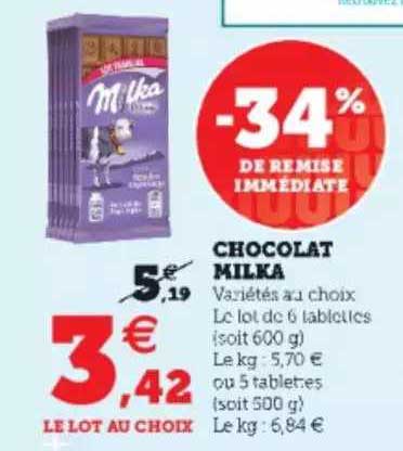 Chocolat Milka