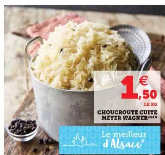 choucroute cuite meyer wagner