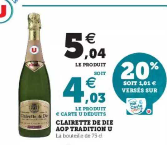 clairette de die aop tradition u