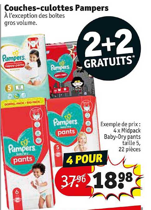 couches-culottes pampers