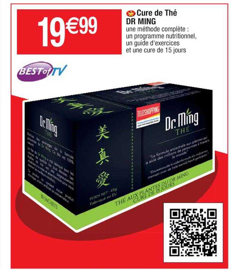 cure de thé dr ming