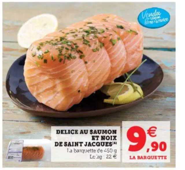 délice au saumon et noix de saint jacques