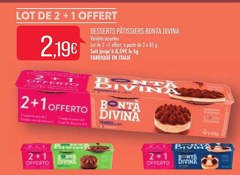 Desserts Pâtissiers Bonta Divina