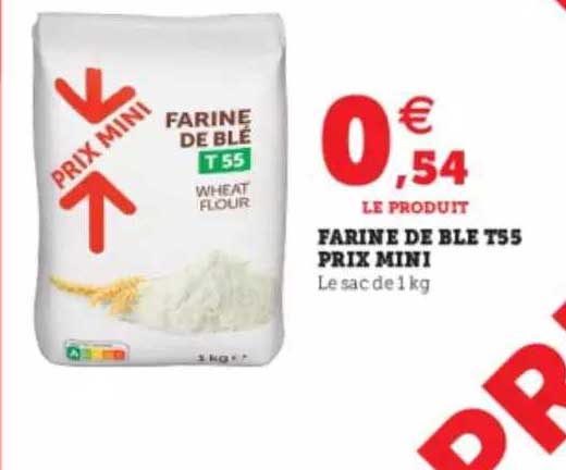 farine de blé t55 prix mini