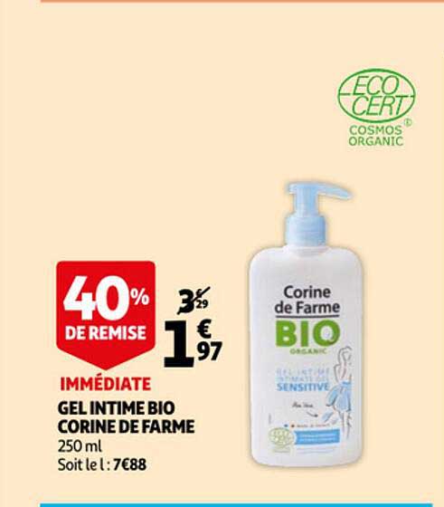gel intime bio corine de farme