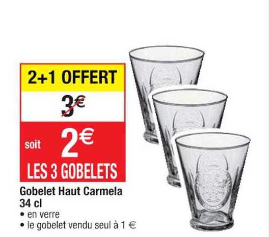 gobelet haut carmela 34 cl
