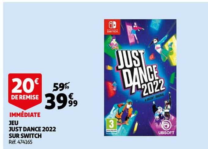 Jeu Just Dance 2022 Sur Switch