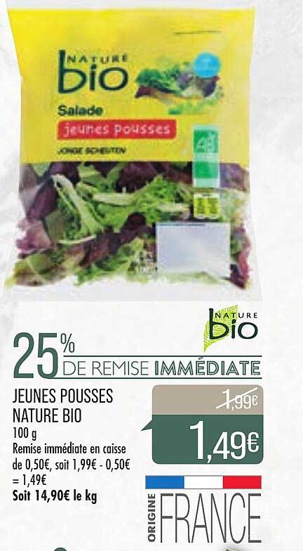 jeunes pousses nature bio