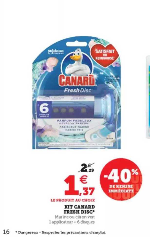 Kit Canard Fresh Disc