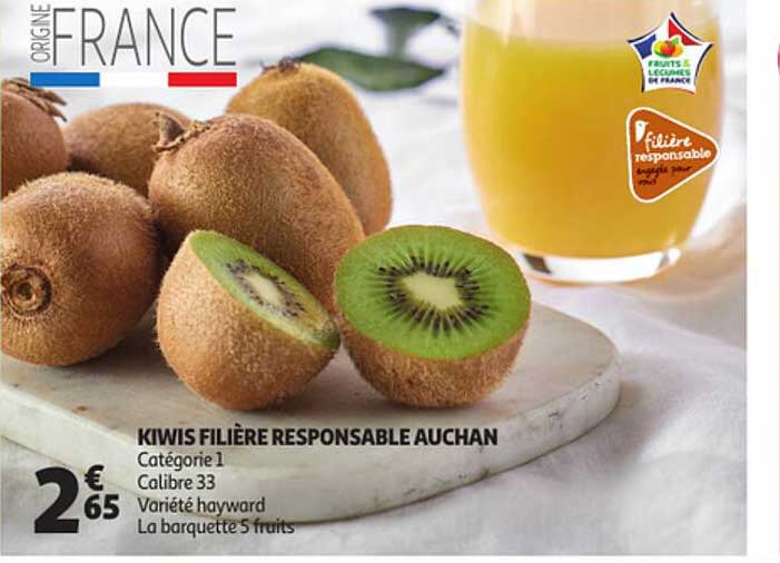 Kiwis Filière Responsable Auchan