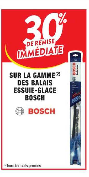 la gamme des balais essuie-glace bosch