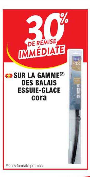 la gamme des balais essuie-glace cora