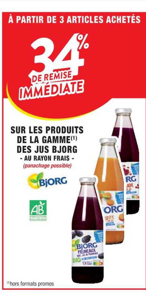 La Gamme Des Jus Bjorg
