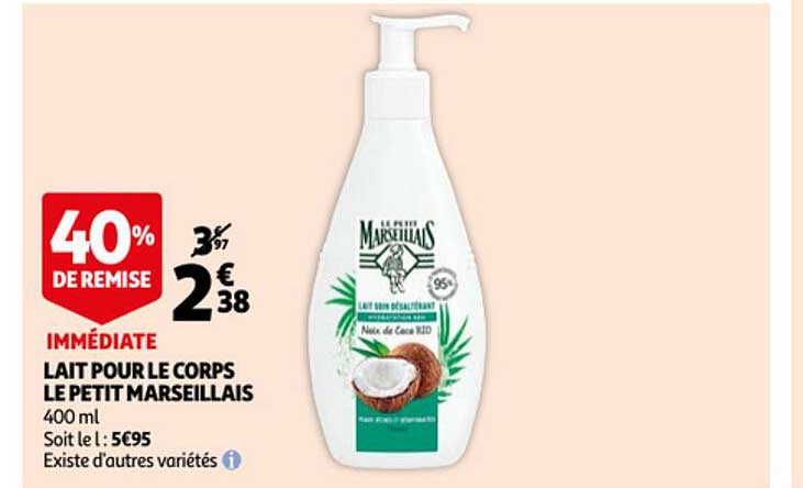 Lait Pour Le Corps Le Petit Marseillais