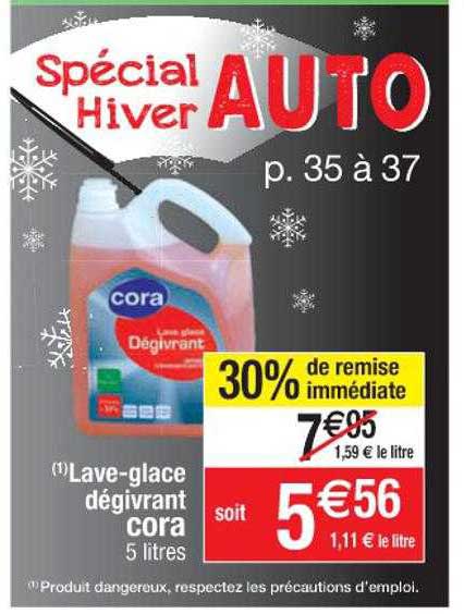 lave-glace dégivrant cora