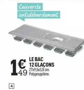 Le Banc 12 Glaçons