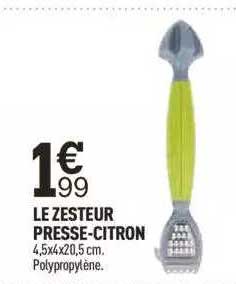 le zesteur presse-citron