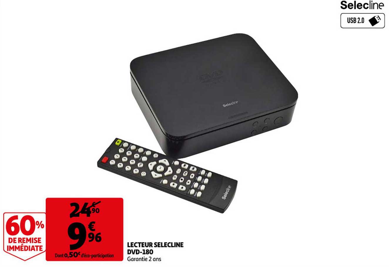 lecteur selecline dvd-180