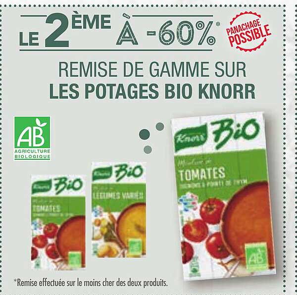 les potages bio knorr