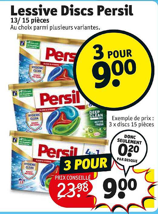 Lessive Discs Persil
