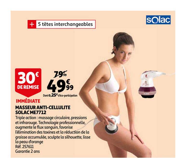 masseur anti-cellulite solac me7712