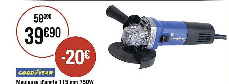 meuleuse d'angle 115 mm 750w good year