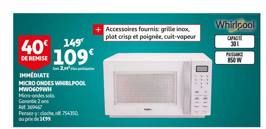 micro ondes whirlpool