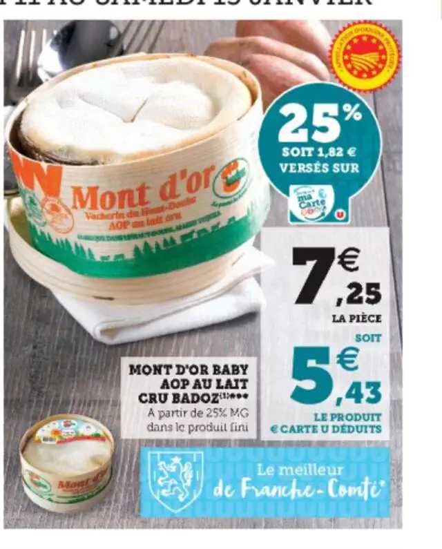 Mont D'or Baby Aop Au Lait Cru Badoz