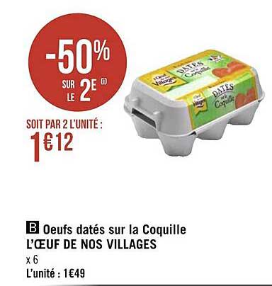 oeufs datés sur la coquille l'œuf de nos villages