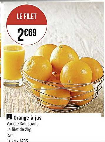 orange à jus salustiana