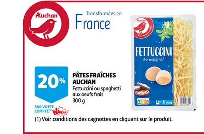 Pâtes Fraîches Auchan