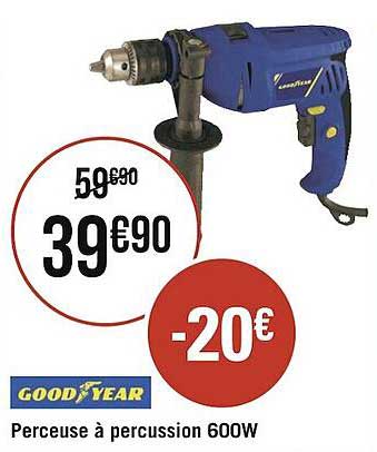 perceuse à percussion 600w good year