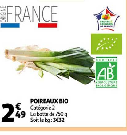 Poireaux Bio