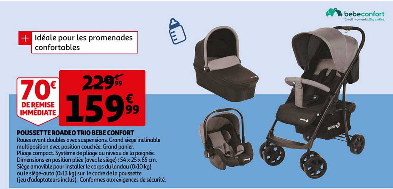 Poussette Roadeo Trio Bébé Confort