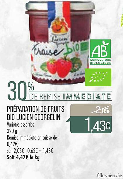 Préparation De Fruits Bio Lucien Georgelin