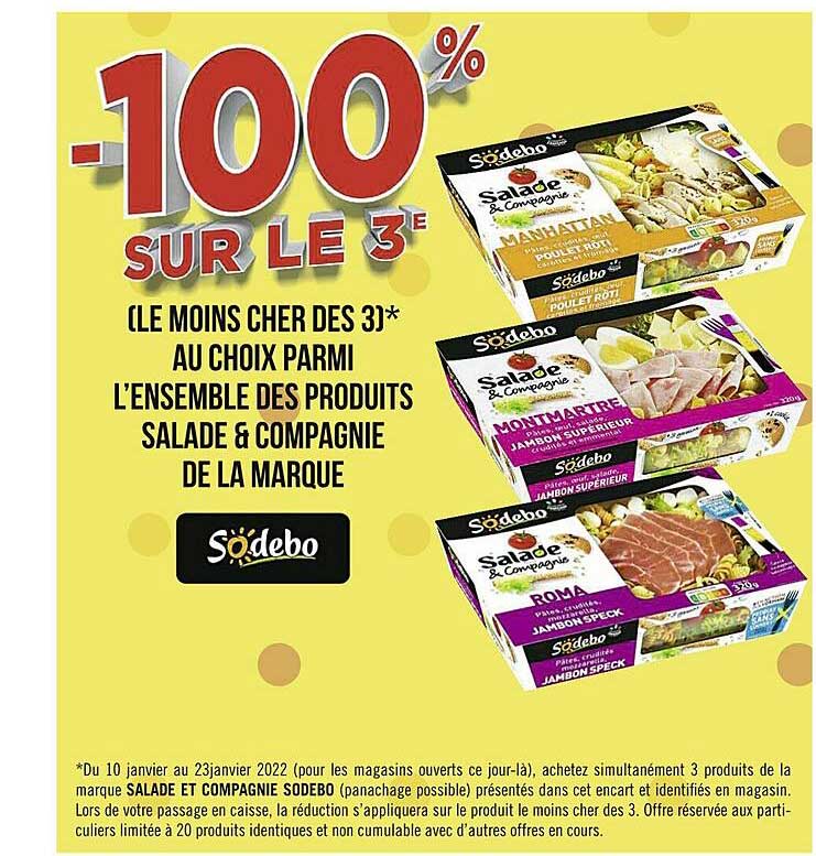 Produits Salade & Compagnie De La Marque Sodebo