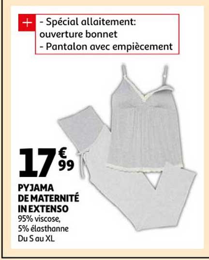 pyjama de maternité in extenso