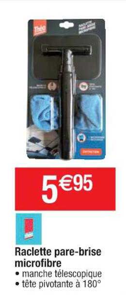 raclette pare-brise microfibre